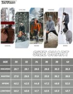 TACVASEN Men's Fleece Sweatpants with Drawstring Sherpa Line... - Image 6