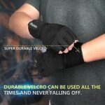 ihuan Ventilated Weight Lifting Gym Workout Gloves with Wris... - Image 4