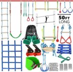 Ninja Warrior Obstacle Course for Kids - Double Ninja Slackl...