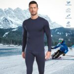 YESURPRISE Thermal Underwear for Men Long Johns with Fleece ... - Image 6