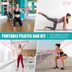 Pilates Bar Kit with Resistance Bands, Pilates Workout Equip... - Image 5