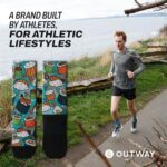 Outway Crew Socks, Moisture-Wicking Athletic Calf Socks with... - Image 6