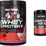 Six Star 100% Whey Protein Plus + Creatine X3 Powder (Fruit ...
