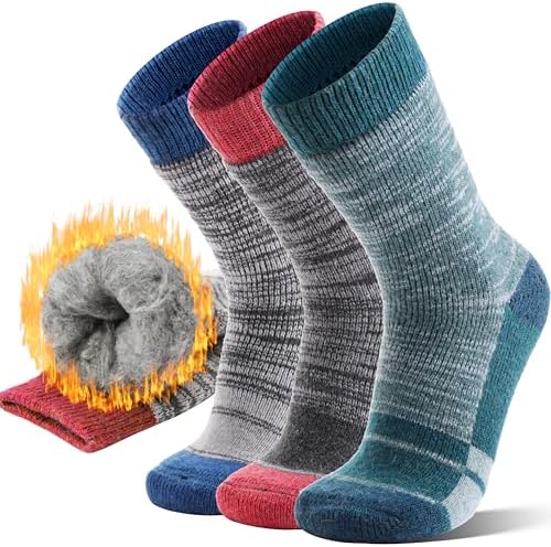 Anlisim Thermal Winter Warm Socks for Men Women 3 Pairs Anlisim Thermal Winter Warm Socks for Men Women 3 Pairs Extr... - Image 1