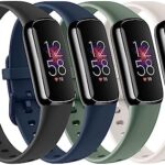 4 PACK Sport Bands Compatible with Fitbit Luxe Bands for Wom...