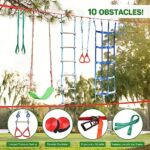 Ninja Warrior Obstacle Course for Kids - Double Ninja Slackl... - Image 3