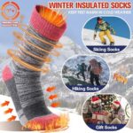 Anlisim Thermal Winter Warm Socks for Men Women 3 Pairs Extr... - Image 6