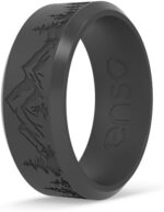 Enso Rings Bevel Classic Silicone Wedding Ring – Hypoallerge...