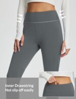 BALEAF Women's Fleece Lined High Waisted Workout Leggings Tu... - Image 4