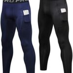 YUSHOW 2 Pack Thermal Underwear for Men Thermal Pants Winter...