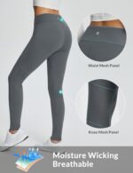 BALEAF Women's Fleece Lined High Waisted Workout Leggings Tu... - Image 2