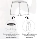 Drolasa Gym Shorts Multi Functional Cotton Mens Shorts Breat... - Image 5