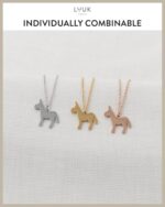 LUUK LIFESTYLE stainless steel necklace with pendant, 50cm a... - Image 5