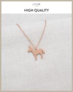 LUUK LIFESTYLE stainless steel necklace with pendant, 50cm a... - Image 4