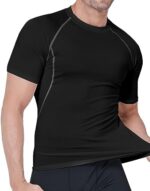 TELALEO 4 Pack Compression Shirts for Men Long/Shorts Sleeve... - Image 2