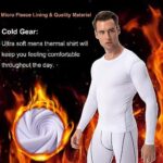 SPVISE Men's Thermal Compression Shirts Fleece Long Sleeve, ... - Image 3