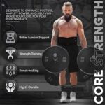 RDX Weight Lifting Belt,6.5” Curved Padded Back Lumbar Suppo... - Image 5