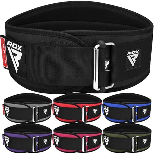RDX Weight Lifting Belt,6.5” Curved Padded Back Lumbar Suppo... RDX Weight Lifting Belt,6.5” Curved Padded Back Lumbar Suppo... - Image 1