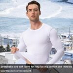 SPVISE Men's Thermal Compression Shirts Fleece Long Sleeve, ... - Image 8