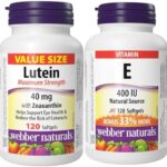 Webber Naturals Lutein 40 mg with Zeaxanthin, Maximum Streng...
