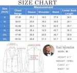 COOFANDY Men's Floral Tuxedo Suit Jacket Slim Fit Dinner Jac... - Image 6