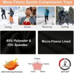 SPVISE Men's Thermal Compression Shirts Fleece Long Sleeve, ... - Image 6