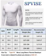 SPVISE Men's Thermal Compression Shirts Fleece Long Sleeve, ... - Image 5