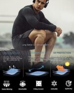 TELALEO 4 Pack Compression Shirts for Men Long/Shorts Sleeve... - Image 5