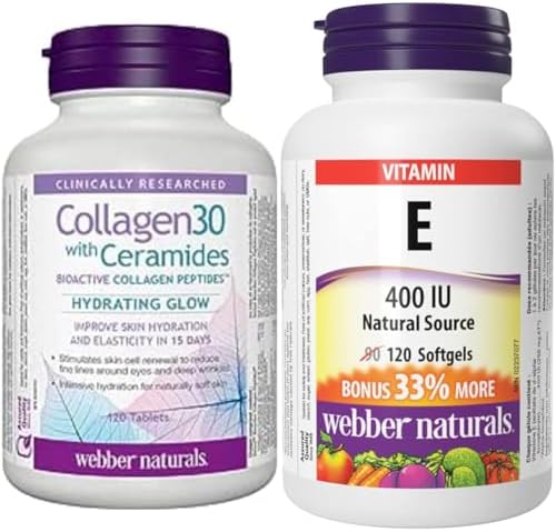 Webber Naturals Collagen30 with Ceramides + Vitamin E 400 IU... Webber Naturals Collagen30 with Ceramides + Vitamin E 400 IU... - Image 1
